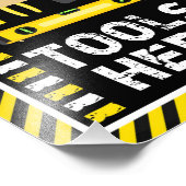 Impression Photo Panneau des ustensiles de construction ・ 8 x 10 im (Coin)