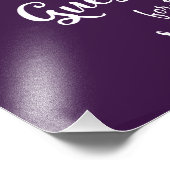 Impression Photo Panneau du livre d'or avec couleur arrière - plan (Coin)