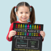 Impression Photo Panneau du premier jour de l'école sur mesure, Ret