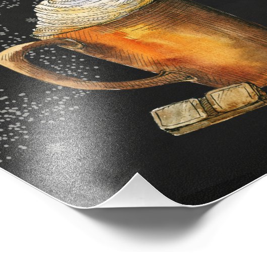 Impression Photo Panneau Hot Coco Bar (Coin)