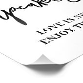 Impression Photo Panneau mariage Cupcakes vertical (Coin)