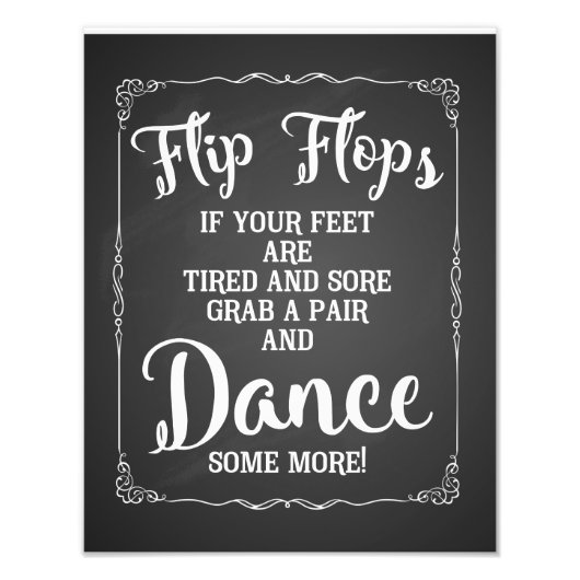 Impression Photo Panneau mariage, tongs, mariage, tableau de bord (Devant)