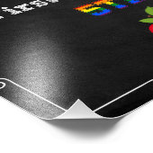 Impression Photo Panneau modifiable du premier jour de 5e année (Coin)