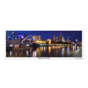 Impression Photo Panorama de Melbourne, Australie