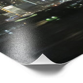 Impression Photo Panorama nocturne de New York (Coin)