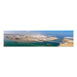 Impression Photo Panoramique du port de Sur - Oman