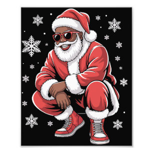 Impression Photo Pantalon de Noël afro-américain pour homme et femm