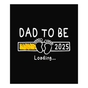 Impression Photo Papa 2025 Papa est 2025 Papa sera promu à