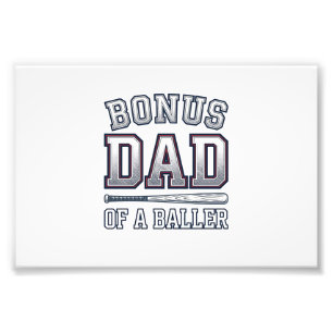 Impression Photo Papa bonus d'un design de maillot de sport vintage