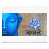 Impression Photo Papier Bouddha bleu (Devant)