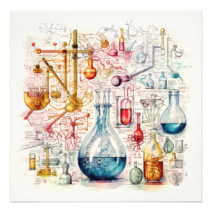 Impression photo papier de chimie