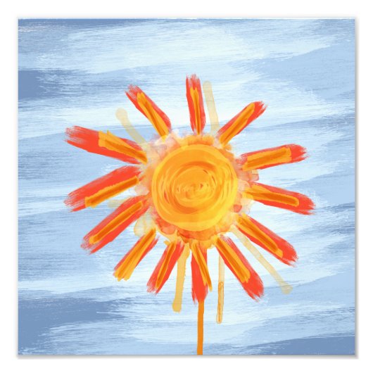 Impression Photo Papier Kodak, peinture soleil (Devant)