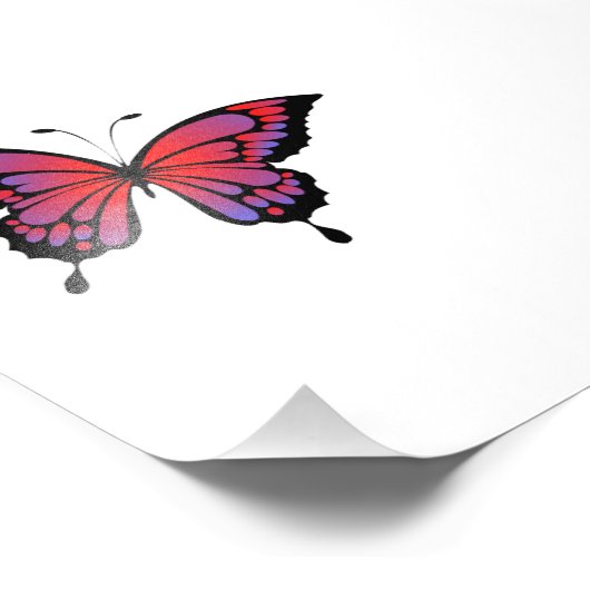 Impression Photo Papillon (Coin)