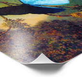 Impression Photo Papillon bleu Morpho Imprimer (Coin)