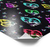 Impression Photo Papillon coloré (Coin)