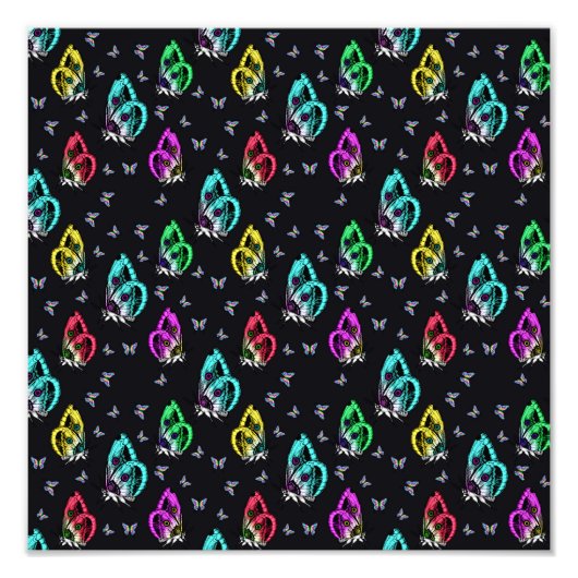 Impression Photo Papillon coloré (Devant)