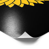 Impression Photo Papillon Dans Le Jardin Des Tournesols (Coin)