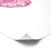 Impression Photo Papillon de fleurs avec Sakura rose (Coin)