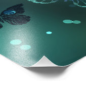 Impression Photo Papillon lumineux et papillons de nuit (Coin)