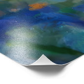 Impression Photo Papillon minuscule sur les Fleurs sauvages au leve (Coin)