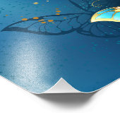 Impression Photo Papillons dorés (Coin)