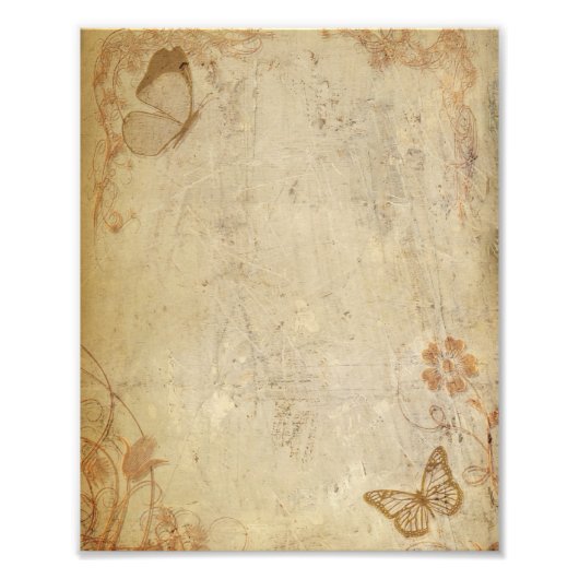 Impression Photo Papillons vintages (Devant)