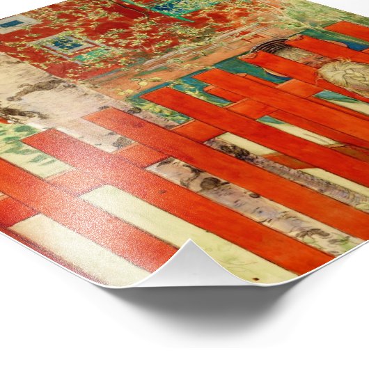 Impression Photo Par la clôture (Coin)