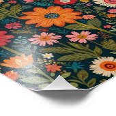 Impression Photo Paradis Floral Vibrant (Coin)