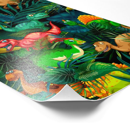 Impression Photo Parc des dinosaures (Coin)