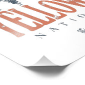 Impression Photo Parc national de Yellowstone Montagnes Wolf Vintag (Coin)