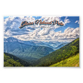 Impression Photo Parc national du Glacier (Devant)