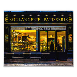 Impression Photo Paris Boulangerie Boulangerie Pâtisserie 8 x 10