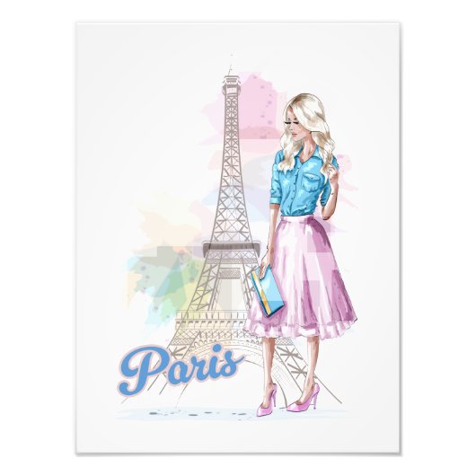 Impression Photo Paris Eiffel Tower sightseeing (Devant)