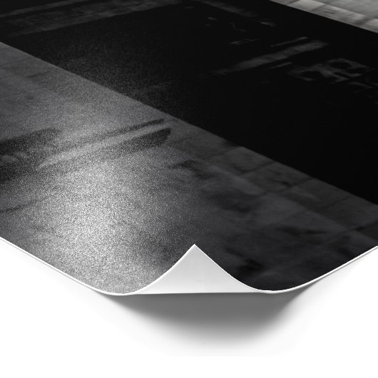 Impression Photo Paris Noir & Blanc (Coin)