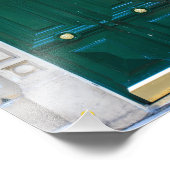 Impression Photo Paris Porte Vert foncé Numéro 30 - (Coin)