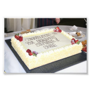 IMPRESSION PHOTO PARTI ENGAGEMENT : LE GÂTEAU !