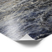 Impression Photo Partie d'une nappe de pétrole dans le golfe du Mex (Coin)