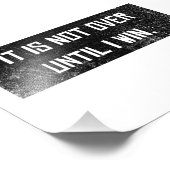 Impression Photo Pas avant que je gagne Motivation Dire la réussite (Coin)