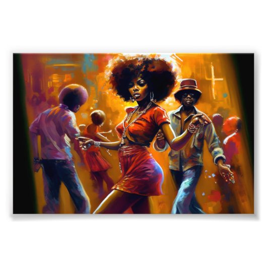 Impression Photo Pas de chance, Art numérique noir (Devant)