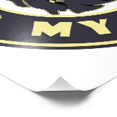 Impression Photo Pas sur mon poste Grim Reaper Citation d'Halloween (Coin)