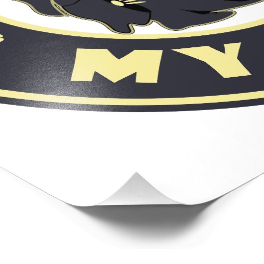 Impression Photo Pas sur mon poste Grim Reaper Citation d'Halloween (Coin)