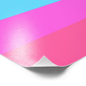 Impression Photo Pastel Rainbow Color Strips Design (Coin)