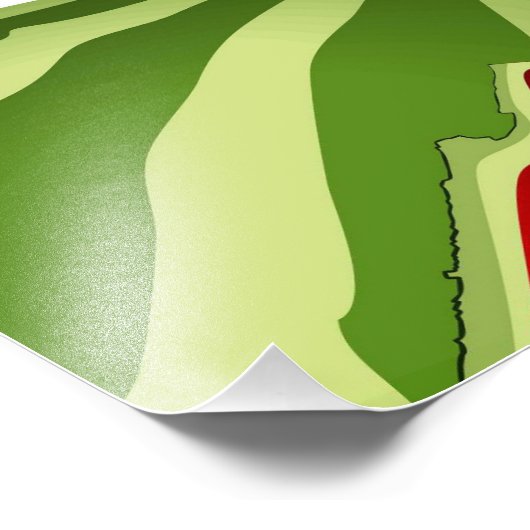 Impression Photo Pastèque Palestine - Slice (Coin)