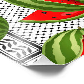 Impression Photo Pastèque Palestine - Slice (Coin)