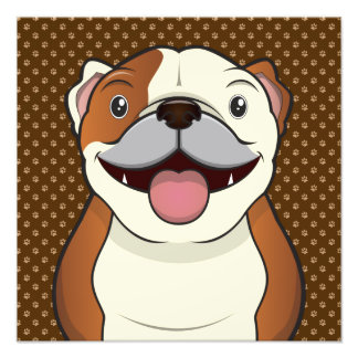 Impression Photo Patrouilles de dessin de Bulldog
