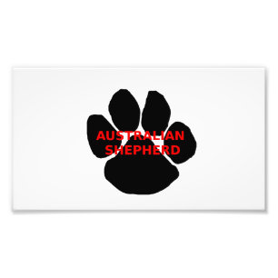 Impression Photo patte de nom aussie