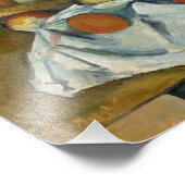 Impression Photo Paul Cezanne - Le panier des pommes (Coin)