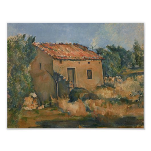Impression Photo Paul Cezanne - Maison abandonnée (Devant)