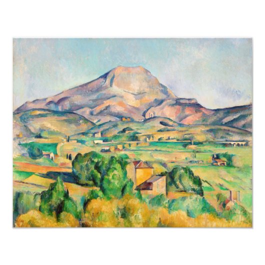 Impression Photo Paul Cezanne - Mont Sainte-Victoire (Devant)