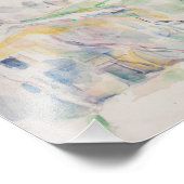 Impression Photo Paul Cezanne - Paysage en Provence (Coin)